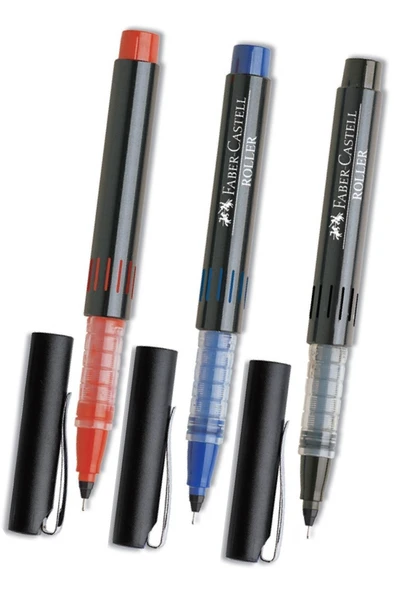 3 Renk(KIRMIZI, MAVİ, SİYAH) Iğne Uçlu 0,5 Roller Kalem Yeni Nesil/üretim Üçgen Ergonomik Tutuş