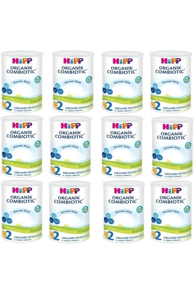 Hipp 2 Organik Combiotic Devam Sütü 350 Gr X 12 Adet - 1