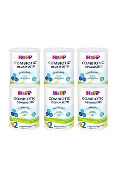 Hipp 350 Gr 2 Numara Organik Combiotic Bebek Devam Sütü 6 Lı Paket - 1