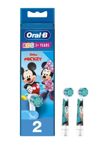 ORAL B MİCKEY 2 Lİ ŞARJLI DİŞ FIRÇASI YEDEĞİ
