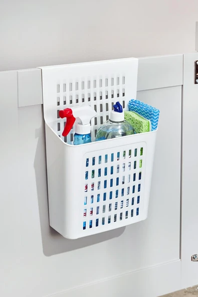 Askılı Dolap Içi Düzenleyici & Sepet Raf Organizeri & Çok Amaçlı Düzenleyici & Deterjanlık Şampuanlı - 3