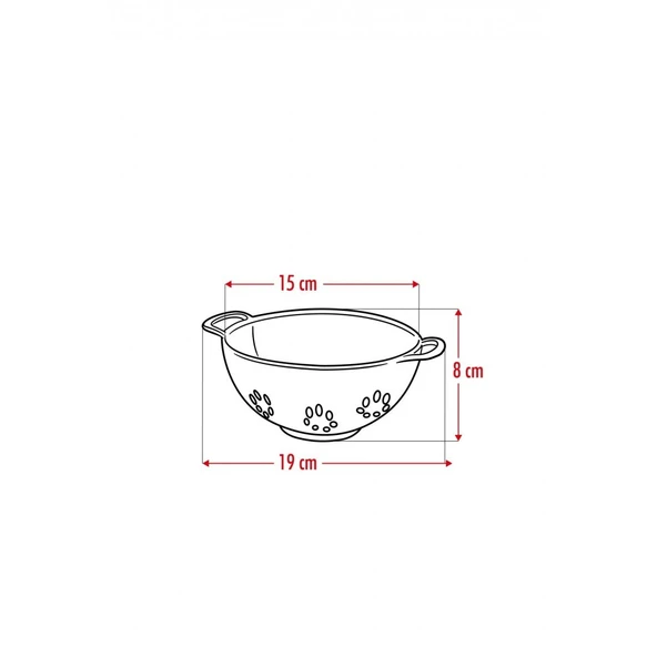 Akrilik Siyah Mini Pirinç Süzgeçi & Bakliyat Süzgeçi (3 SU BARDAĞI ÖLÇÜLÜ) - 5