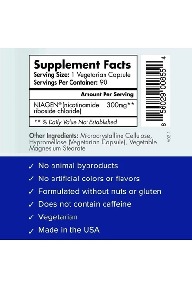 TRU NIAGEN  300 MG 30 Tablet Nikotinamid Ribosid - 2