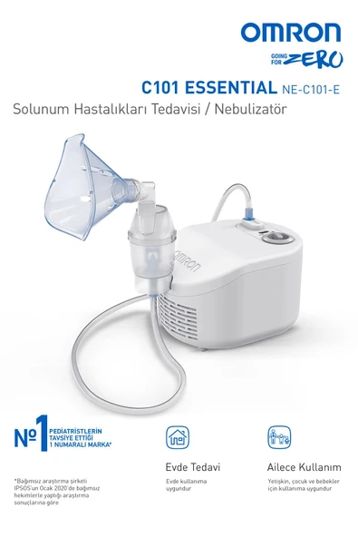 Omron  C101 Essential, Tüm Ailenin Kullanımına Uygun Nebulizatör - 2