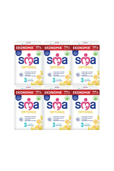 SMA  OPTIPRO 3 Numara 900 GR 6 lı Paketi (5400 GR)