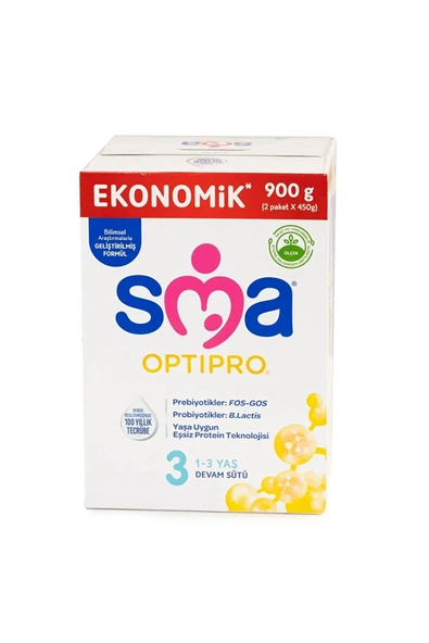 SMA Optipro 3 Probiyotik Bebek Sütü 900 gr