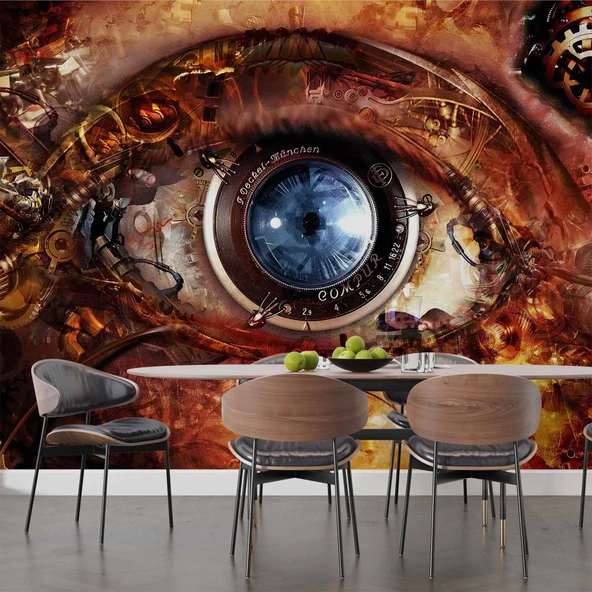 3 Boyutlu Göz Bilim Kurgu Duvar Kağıdı - Resim 4