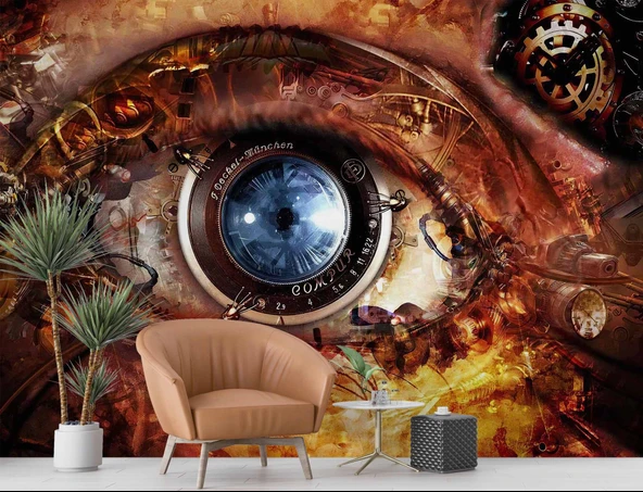 3 Boyutlu Göz Bilim Kurgu Duvar Kağıdı - Resim 5