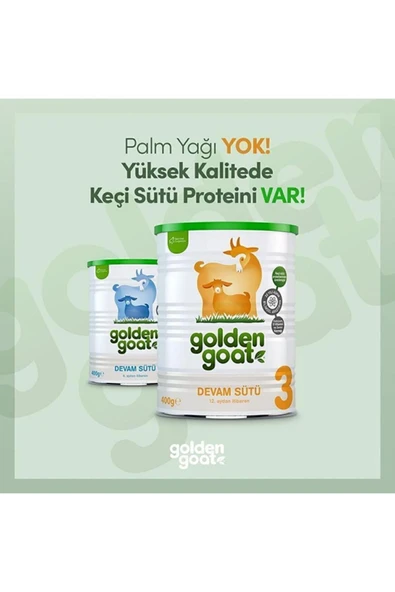 Golden Goat  Keçi Devam Sütü 3 Numara 400 gr 12'li Paket - 2