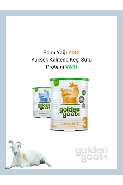 Golden Goat  Keçi Devam Sütü 2 Numara 400 gr 12'li Paket - 2
