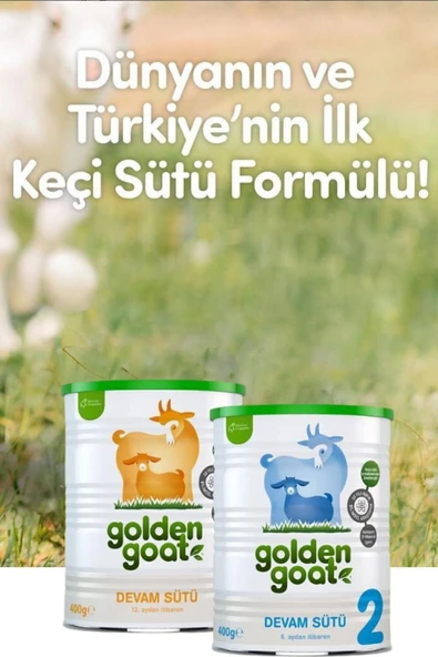 Golden Goat  Keçi Bebek Sütü 1 Numara 400 gr 6'lı Paket - 3