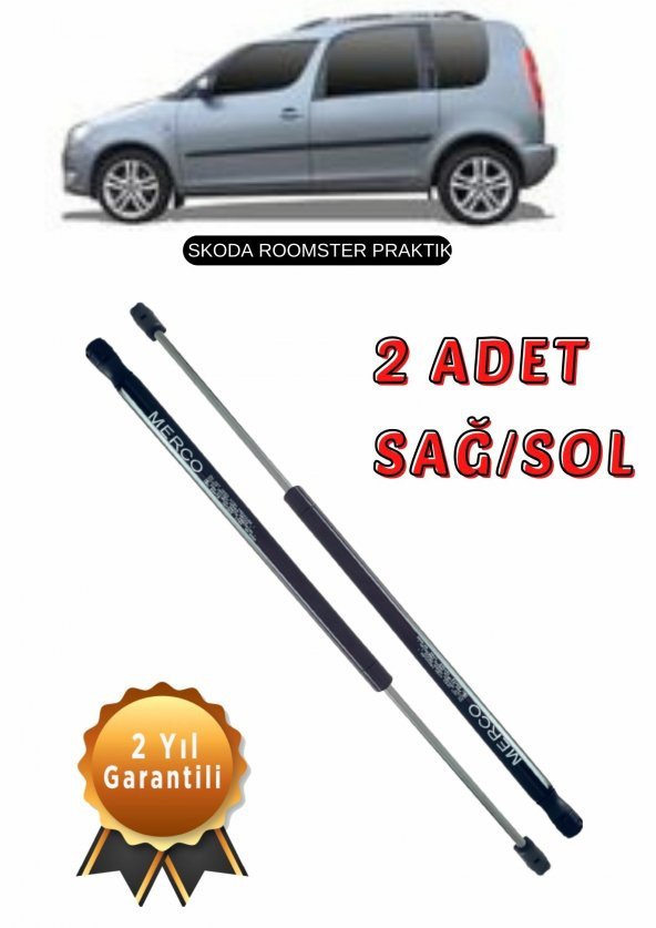 Skoda Roomster Praktik (06-15) Bagaj Amortisörü Takım 5J7827550