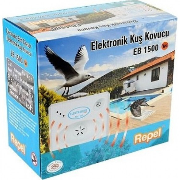 Repel EB 1500 V2 Sonik Ultrasonik Kuş Kovucu Cihaz