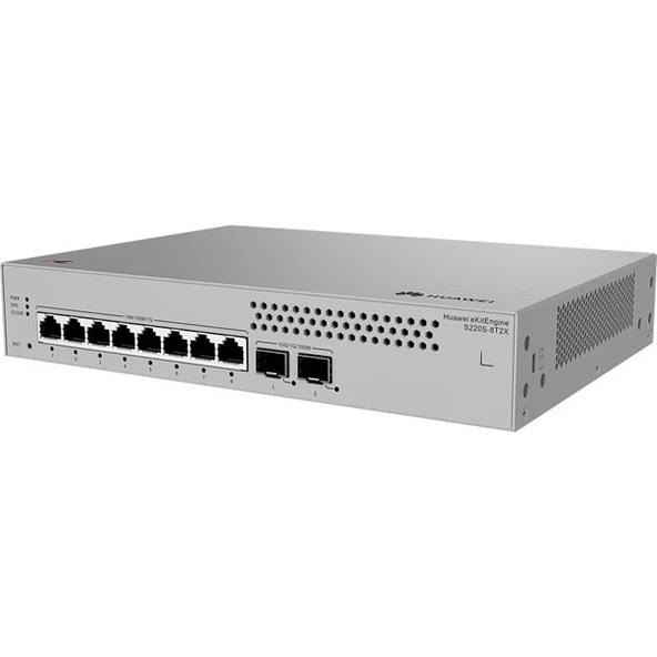 HUAWEI 8port eKIT S220S-8T2X GIGABIT 2xSFP+ Yönetilebilir Switch RackMount Layer2 - 2