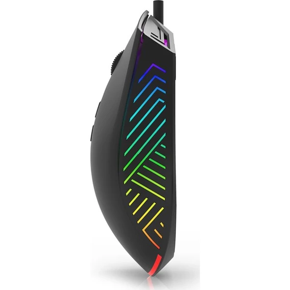 INCA IMG-GT17 USB RGB Led Aydınlatmalı 6400dpi Gaming Optic Siyah Mouse - Resim 3
