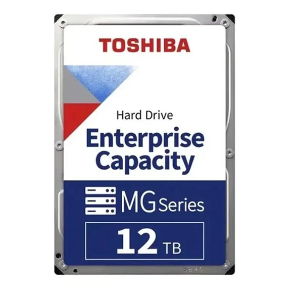 TOSHIBA 12TB MG09 MG09ACA12TE 256MB 7200RPM SATA-3 NAS VE GÜVENLİK DİSKİ ürün görseli
