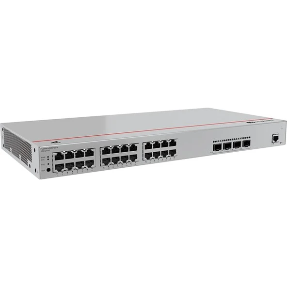 HUAWEI 24port 400W FULL PoE eKIT S310-24P4S GIGABIT 4xGE SFP Yönetilebilir Switch RackMount - Resim 3