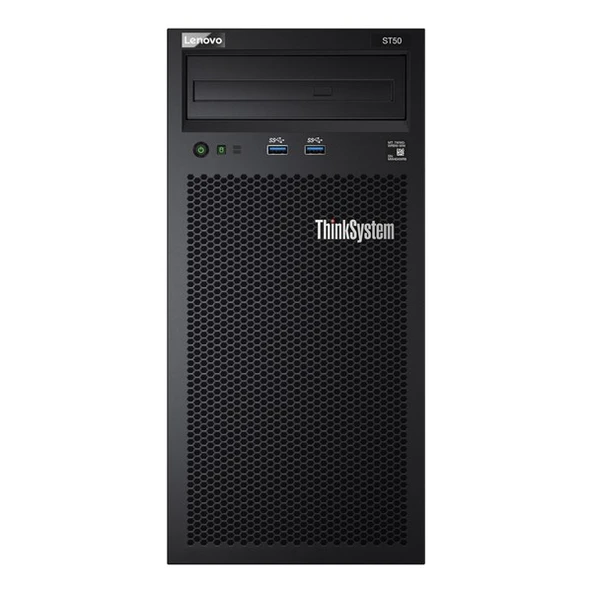 LENOVO ST50 V2 7D8JA043EA E-2324G 16gb 2x960gb SSD 500w 4U Tower Sunucu Win Ser Essential 2025 ROK