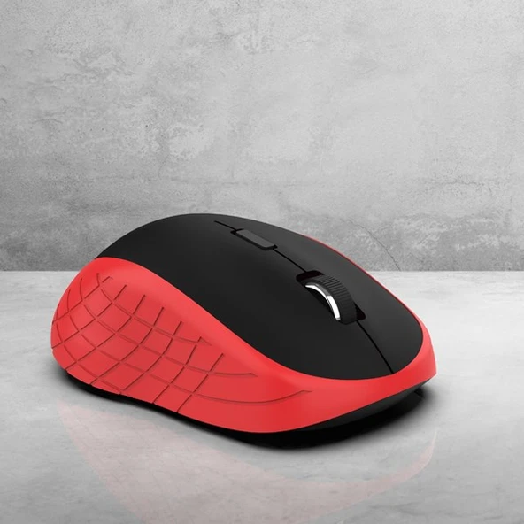 INCA IWM-391T Nano Alıcılı Kablosuz 1600dpi Siyah-Turuncu Mouse - 7