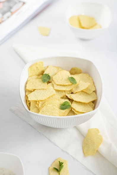 Akrilik Barok Beyaz Orta Boy Kare Meyve & Salata Kasesi & Karıştırma Kabı / 1,5 Lt (CAM DEĞİLDİR) - 3