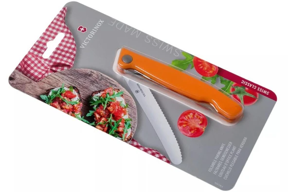 Victorinox 11cm Katlanır Domates Bıçağı Turuncu 6.7836.F9B - 8