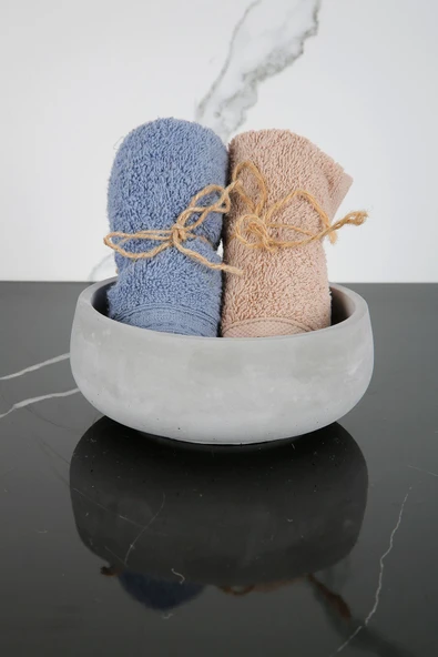 Beton Dekoratif El Yapımı Kase Çok Amaçlı Düzenleyici Havluluk Takılık