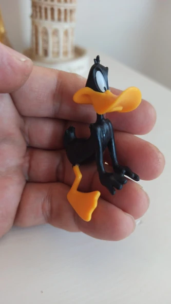 vintage daffy duck orijinal figür 6.5 cm ''görseldeki gibi durmaktadır ''. - 3