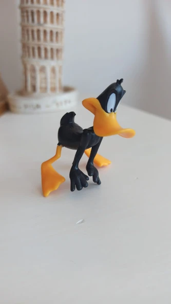 vintage daffy duck orijinal figür 6.5 cm ''görseldeki gibi durmaktadır ''. - 2