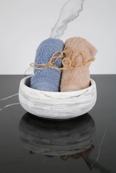 Beton Dekoratif El Yapımı Kase Çok Amaçlı Düzenleyici Havluluk Takılık