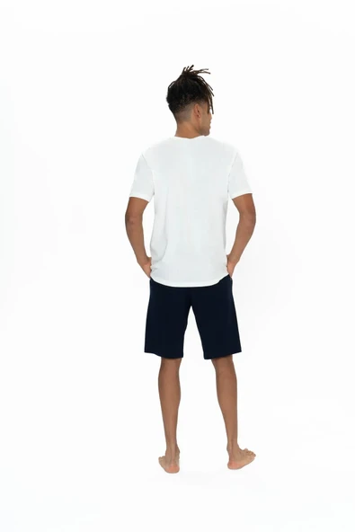 U.S. Polo Assn. Erkek Alt Üst Pijama Şort Takım - Resim 10