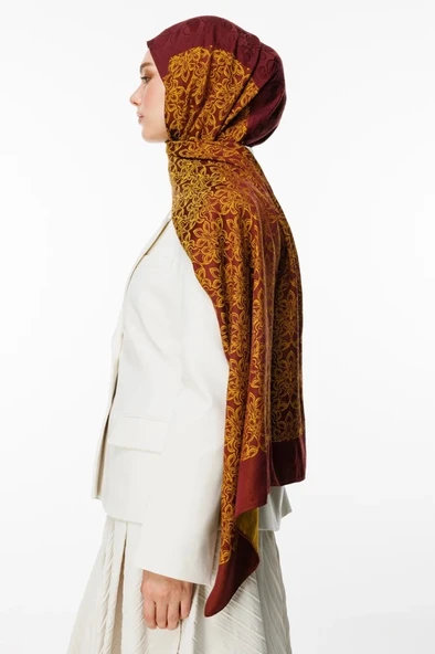 MOONCORN NORA DESEN ÇİFT TARAFLI ŞAL - 2