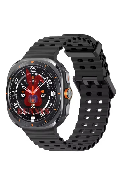 Watch Ultra Samsung Galaxy S25 Uyumlu Akıllı Saat 1.43 inç Kordon Hediyeli