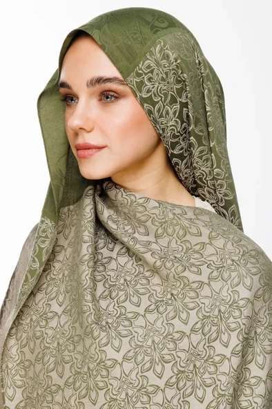 MOONCORN NORA DESEN ÇİFT TARAFLI ŞAL - 10