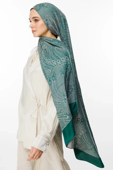 MOONCORN MAYRA DESEN ÇİFT TARAFLI ŞAL - 5