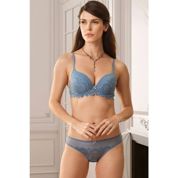 Pierre Cardin Kadın Destekli Straplez Sütyen Takım