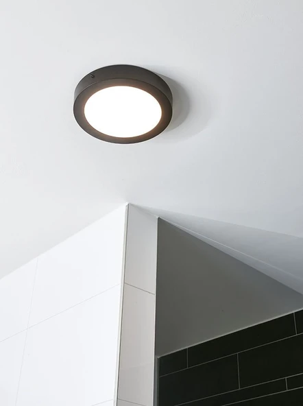 24 Watt Beyaz Işık, Çok Kaliteli Sıva Üstü Metal Kasa Tavan Armatürü, 1700 Lümen 6500 Kelvin Armatür - Resim 8