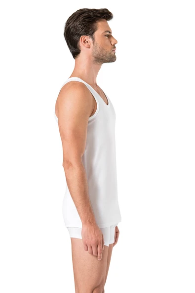 Pierre Cardin  Beyaz Stretch Boxer 6 Adet - 3