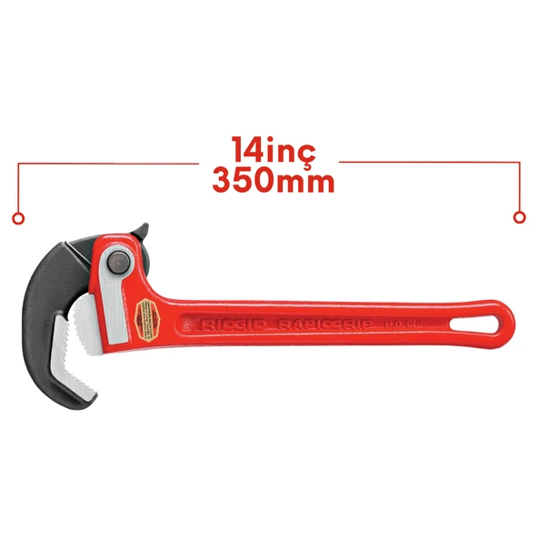 Rıdgıd 10358 2''/50mm RapidGrip Hızlı Kavrama Boru Anahtarı - 3