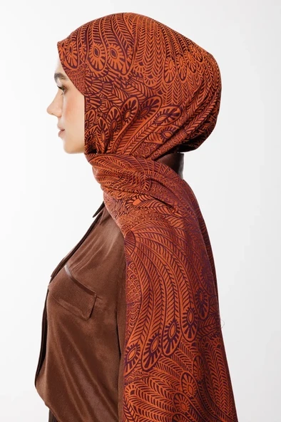 MOONCORN MAYRA DESEN ÇİFT TARAFLI ŞAL - 12