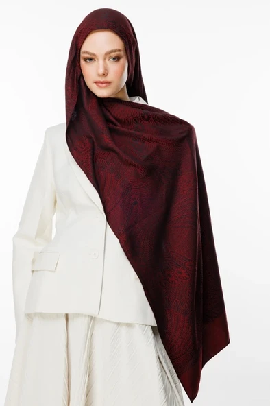 MOONCORN MAYRA DESEN ÇİFT TARAFLI ŞAL - 8