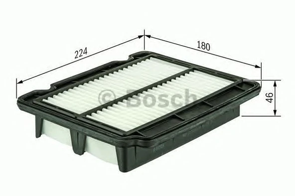 Bosch Hava Filtresi Chevrolet Kalos 1.4 16V 94HP 2003-2004
