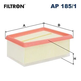 FILTRON AP185-1 | Renault Megane 2 1.4 1.6 16v K4J 2002-2009 Hava Filtresi Ufak Tip - 1