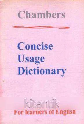 Chambers Concise Usage Dictionary For Learners Of English / 1986 Yılı İlk Baskısı