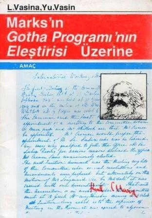 Marks'ın Gotha Programı'nın Eleştirisi Üzerine / 1989 Yılı İlk Baskısı - Levent Oğuz Çevirisi