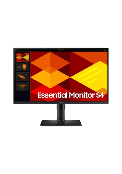 Samsung Essential S4 LS24D400GAUXUF 24" 100 Hz 5 Ms Full HD Pivot IPS Monitör