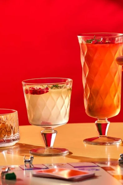 Paşabahçe Leafy Kokteyl Kadehi 270 cc 4 Adet 440472 - Resim 2