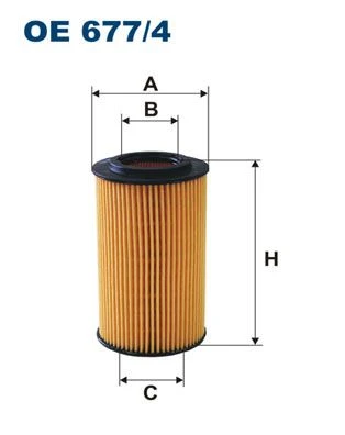 Fıltron OE677/4 Yağ Filtresi Mercedes (OM651) W176 14-18 W246 14-18 W204 08-14 W205 14-18 C205 15-18 C117 13-19 W212 09-