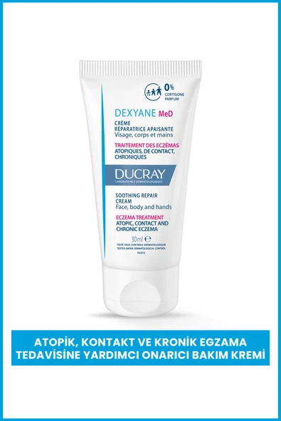 Ducray Dexyane MeD Krem Atopik, Kontakt ve Kronik Egzama Tedavisine Yardımcı Onarıcı Bakım Kremi 30ml