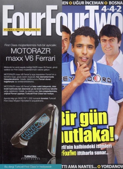 4-4-2 FourFourTwo (Futbolu Sevenlerin Dergisi) Haziran 2007 Sayı: 15 - Avrupa Kuşe Kağıda Renkli Resimli İlk Baskısı