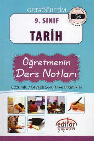 Ortaöğretim 9. Sınıf Tarih Öğretmen Ders Notları / Çözümlü - Cevaplı Sorular ve Etkinlikler